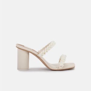 Dolce Vita Noel Heel in Vanilla Pearl - brand new with box, never worn!